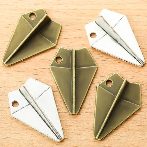 Zinc Alloy Pendants Airplane plated DIY Sold By Bag