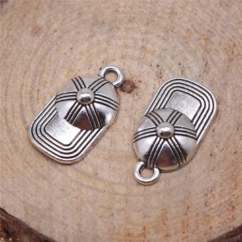 Zinc Alloy Hat Pendants plated DIY Sold By PC