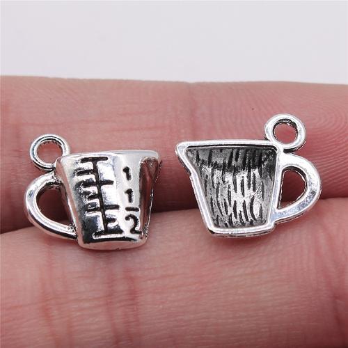 Tibetan Style Pendants, Cup, antique silver color plated, DIY, 14x15mm, Sold By PC