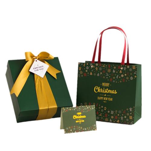 Papir Christmas Gift Bag, Udskrivning, forskellige stilarter for valg, Solgt af PC