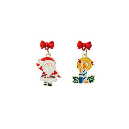 Christmas Earrings Zinc Alloy Christmas Design & fashion jewelry & for woman Sold By Pair