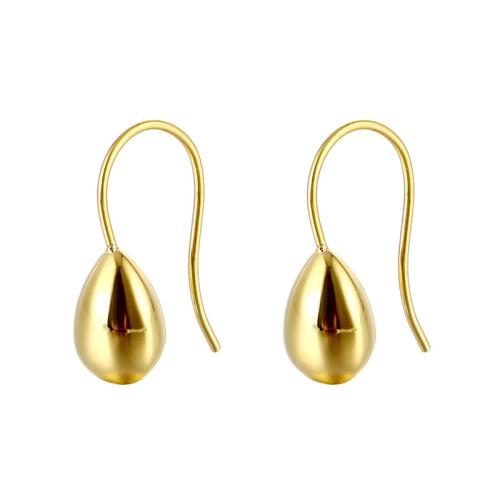 Stainless Steel Drop Earring 304 Stainless Steel Teardrop Vacuum Ion Plating fashion jewelry & for woman Sold By Pair