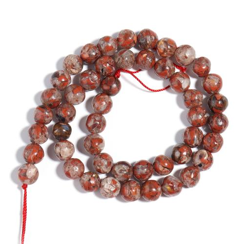 Perles bijoux en pierres gemmes, Pietersite Pietersite, Rond, DIY & normes différentes pour le choix, rouge, protéger l'environnement, sans nickel, plomb et cadmium, Vendu par Environ 38 cm brin