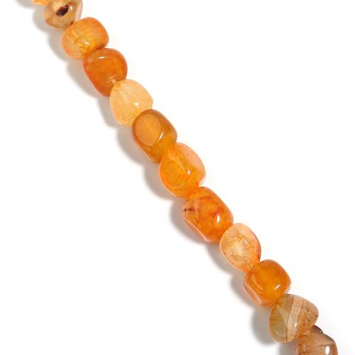 Natural Dragon Veins Agate Beads, Round, DIY, orange, about:8-10mm, Sold Per Approx 38 cm Strand