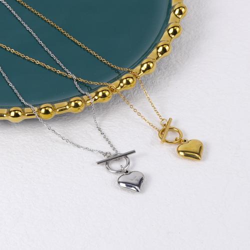 Stainless Steel Jewelry Necklace 304 Stainless Steel with 5cm extender chain plated fashion jewelry & for woman Length 45 cm Sold By PC