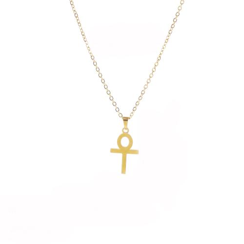 Colar de jóias de aço inoxidável, Aço inoxidável 304, with 5cm extender chain, joias de moda & para o homem, dourado, comprimento 45 cm, vendido por PC