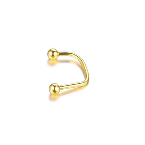 Stainless Steel Lip Ring 304 Stainless Steel plated multifunctional & Unisex Sold By Bag