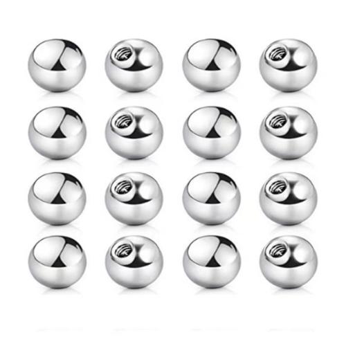 304 Stainless Steel Piercing Earring Findings, polished, DIY & different size for choice, original color, 10PCs/Bag, Sold By Bag