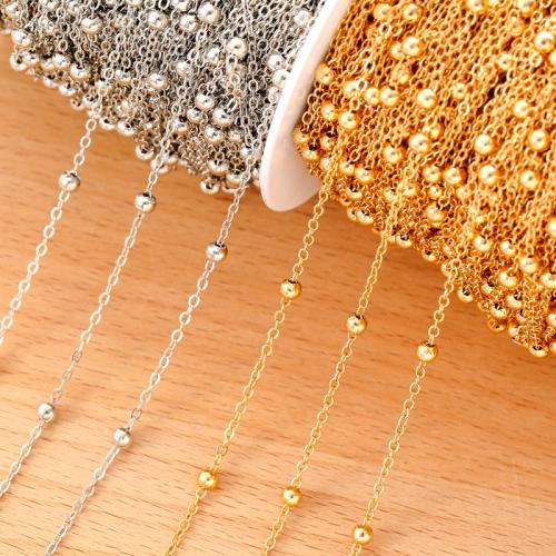 Iron Jewelry Chain, plated, DIY, more colors for choice, nickel, lead & cadmium free, 1m/Spool, Sold By Spool