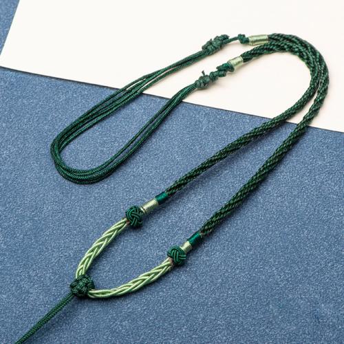 Fashion Necklace Cord, Polyamide, handmade, Adjustable & Unisex, more colors for choice, Length:Approx 48-64 cm, Sold By PC