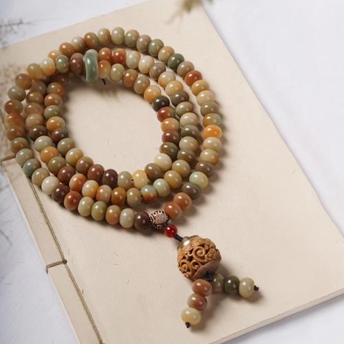 Pulsera Mala, Bodhi Root, multifuncional & unisexo, longitud:aproximado 70 cm, Vendido por UD