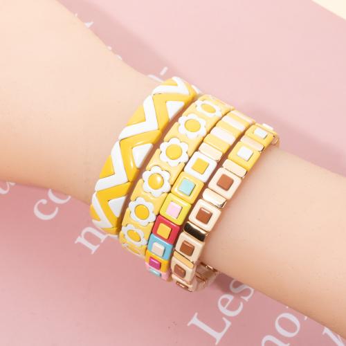 Porcelain Bracelet, different styles for choice & for woman & enamel, more colors for choice, Length:18 cm, Sold By PC