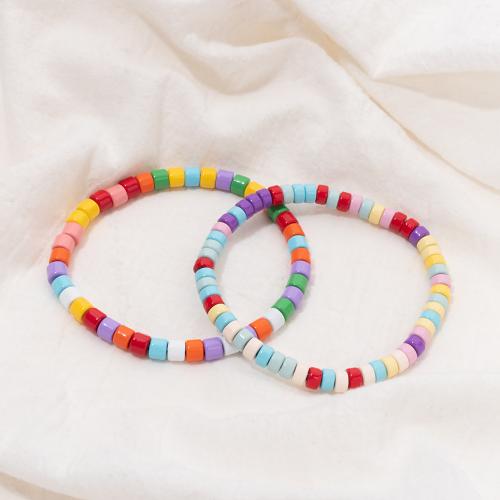 Bracelet en porcelaine, pour femme & émail, plus de couleurs à choisir, Longueur:17.5 cm, Vendu par PC