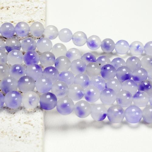 Natural Chalcedony Bead, Round, DIY & different size for choice, more colors for choice, Sold By Strand