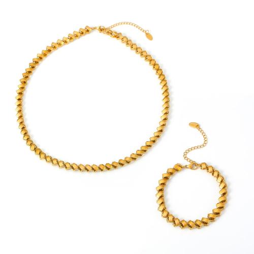 Brass κοσμήματα Set, Ορείχαλκος, 18K επιχρυσωμένο, κοσμήματα μόδας & διαφορετικά στυλ για την επιλογή & για τη γυναίκα, Sold Με PC