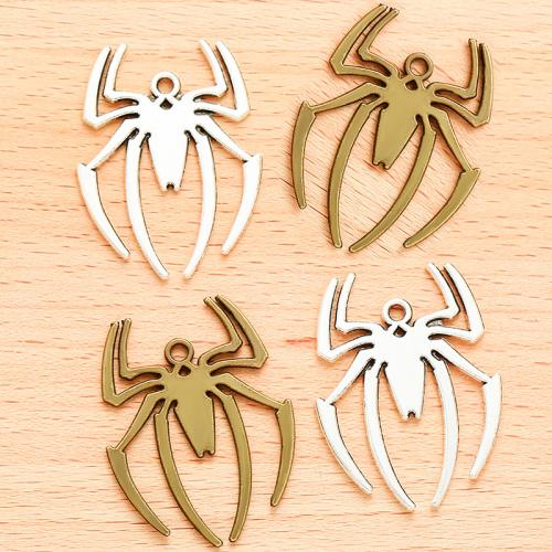 Tibetan Style Animal Pendants, Spider, plated, DIY, more colors for choice, 38x29mm, 100PC/Bag, Sold By Bag