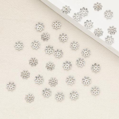 Brass Bead Cap Flower plated DIY nickel lead & cadmium free Sold By PC