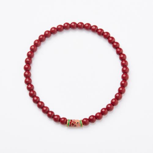 Red Agate Armband, mode smycken & för kvinna, Längd Ca 14-16 cm, Säljs av PC