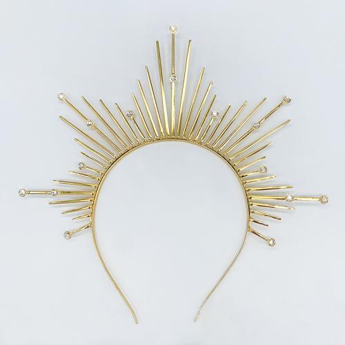 Hair Bands Zinc Alloy Unisex & with rhinestone Sold By PC