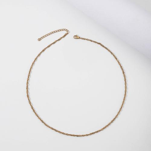 Ketting van edelstaal ketting, 304 roestvrij staal, met 5cm extender keten, mode sieraden & voor vrouw, meer kleuren voor de keuze, 2.50mm, Per verkocht Ca 45 cm Strand