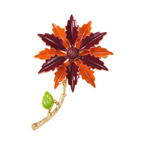 Tibetan Style Brooches, fashion jewelry & for woman & enamel, 90x58mm, Sold By PC