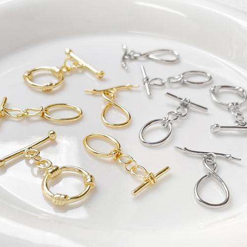 Brass Toggle Clasp plated DIY nickel lead & cadmium free Sold By PC