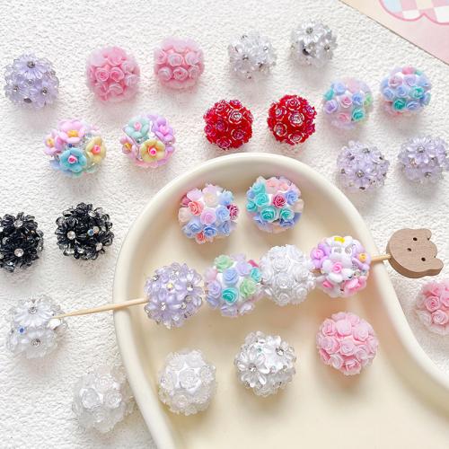 Acrylic Jewelry Beads, DIY, more colors for choice, 20mm, Hole:Approx 3.1mm, Sold By PC