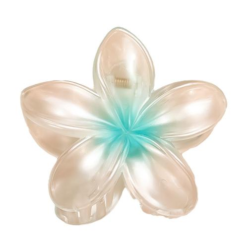 Hair Claw Clips, Resin, Flower, handmade, gradient color & different size for choice & for woman, more colors for choice, Sold By PC