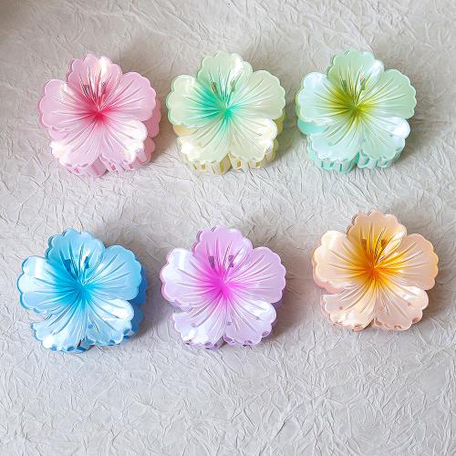 Hair Claw Clips, Resin, Flower, handmade, for woman, more colors for choice, Sold By PC