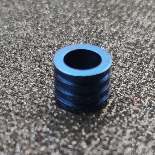 Espaciador de los granos del acero inoxidable, acero inoxidable 304, chapado, Bricolaje, azul, Size 6mm, Vendido por UD