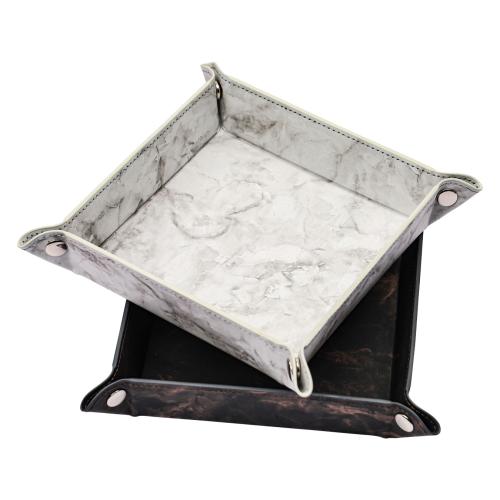 PU Leather Clean Up Box for home and office & durable & Collapsible & waterproof Sold By PC