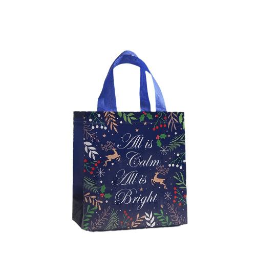 Bolso del regalo de la Navidad, Telas no tejidas, Diseño de Navidad & diferentes patrones para la opción, más colores para la opción, 230x220x110mm, 24PCs/Grupo, Vendido por Grupo