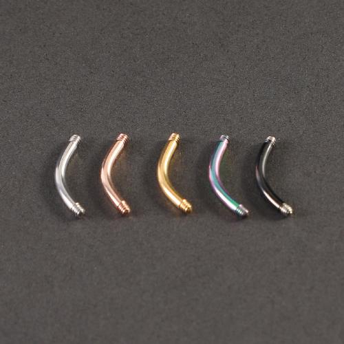 316 Roestvrij staal Piercing Earring bevindingen, gepolijst, DIY, meer kleuren voor de keuze, Verkocht door PC