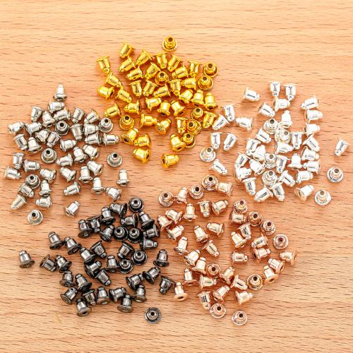 Tibetan Style Earring Findings, plated, DIY, more colors for choice, 6x5mm, 200PC/Bag, Sold By Bag