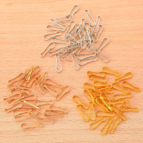 Iron Snap Clasp, Calabash, plated, DIY & different size for choice, more colors for choice, nickel, lead & cadmium free, 100PC/Bag, Sold By Bag