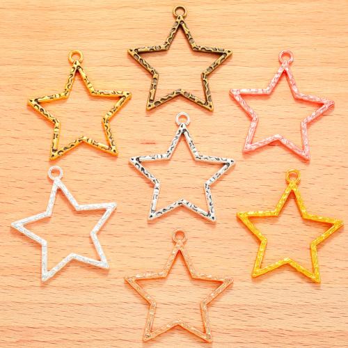 Tibetan Style Star Pendant, plated, DIY, more colors for choice, 100PC/Bag, Sold By Bag