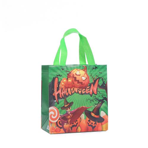 Non-woven Fabrics Halloween Handbag, printing, different size for choice & different designs for choice, Sold By PC