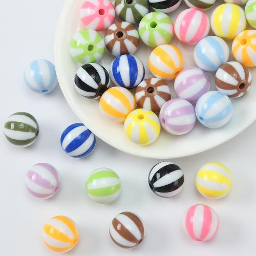 Acrylic Jewelry Beads, Round, DIY & different size for choice, more colors for choice, Sold By PC