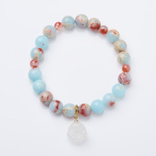 Pulseras de piedras preciosas, Shoushan Stone, hecho a mano, Joyería & para mujer, longitud:aproximado 14-16 cm, Vendido por UD