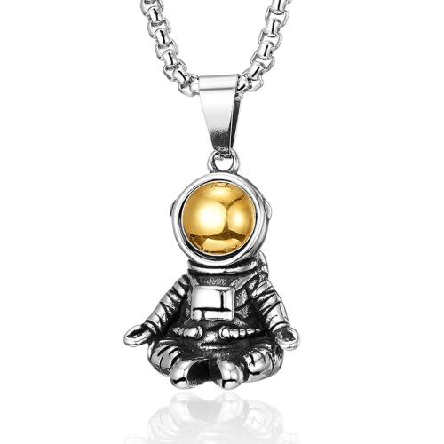 Bijoux pendentifs en acier inoxydable , Acier inoxydable 304, bijoux de mode & pour homme, 28x22mm, Vendu par PC