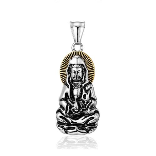 Bijoux pendentifs en acier inoxydable , Acier inoxydable 304, poli, bijoux de mode & pour homme, 20x41mm, Vendu par PC