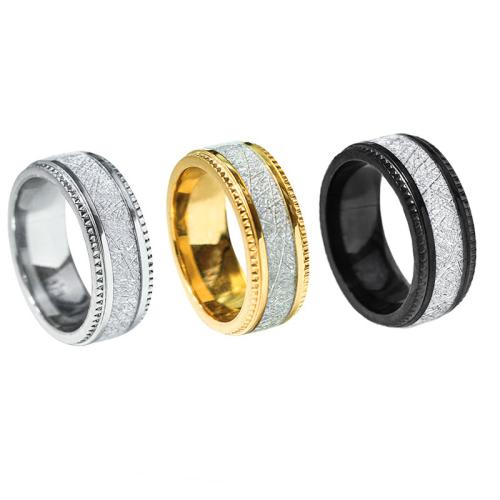 Stainless Steel Finger Ring, 304 Stainless Steel, fashion jewelry & Unisex & different size for choice, more colors for choice, Sold By PC