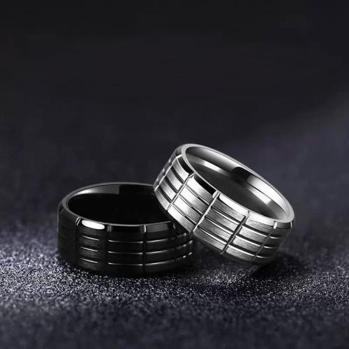 Stainless Steel Finger Ring, 304 Stainless Steel, fashion jewelry & Unisex & different size for choice, more colors for choice, Sold By PC