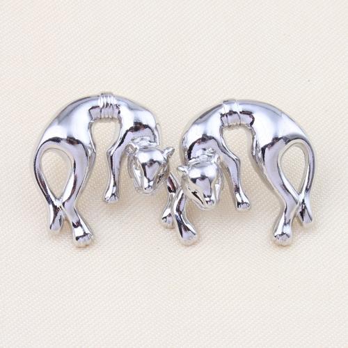 Brass Stud Earring plated for woman nickel lead & cadmium free Sold By Pair