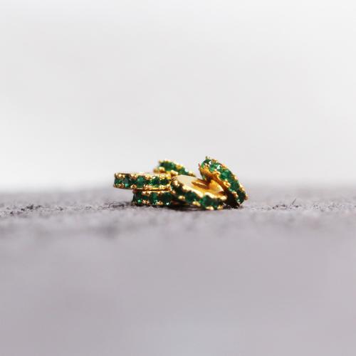 スペーサービーズジュエリー, 92.5％純度シルバー, DIY & マイクロパヴェジルコニア, 金色, 4.40x4.40mm, 5パソコン/バッグ, 売り手 バッグ