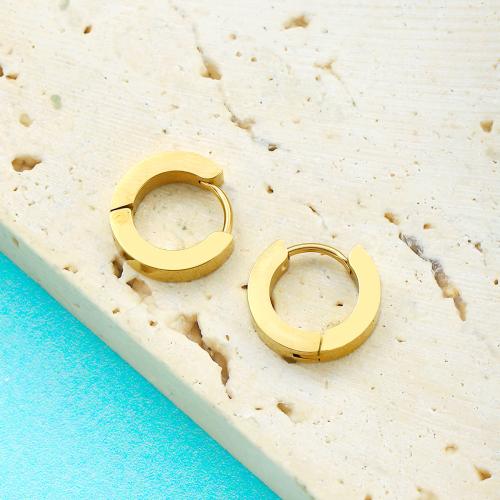 Stainless Steel Lever Back Earring, 304 Stainless Steel, Vacuum Ion Plating, for woman, golden, Sold By PC