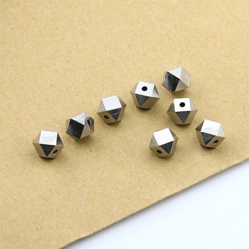 Perline in acciaio inox, 316L acciaio inox, placcato, DIY & stili diversi per la scelta, colore originale, 6x6mm, 50PC/lotto, Venduto da lotto