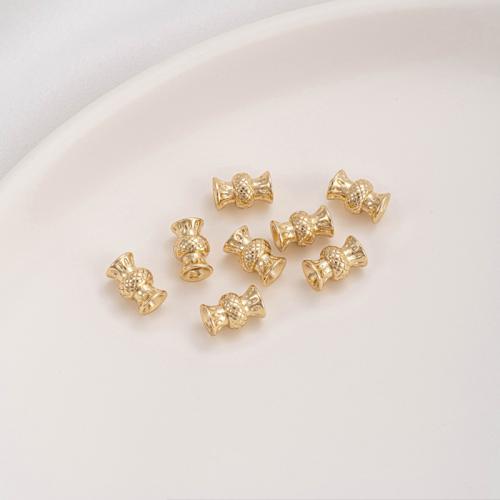 Brass Spacer Beads, plated, DIY & different size for choice, golden, Sold By PC