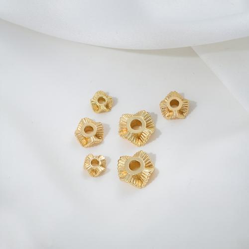 Brass Spacer Beads, plated, DIY & different size for choice, golden, Sold By PC