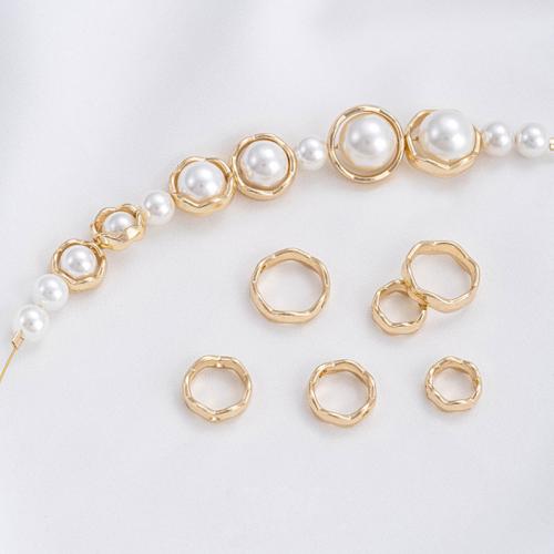 Brass Frame Bead plated DIY golden Sold By PC